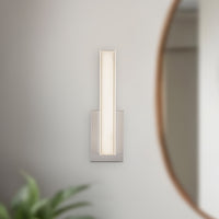 Garland 15-in Aluminum Steel Acrylic Wall Sconce