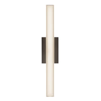 Garland 24-in Aluminum Steel Acrylic Wall Sconce