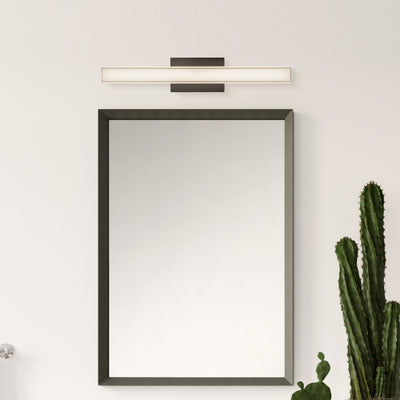 Garland 24-in Aluminum Steel Acrylic Wall Sconce