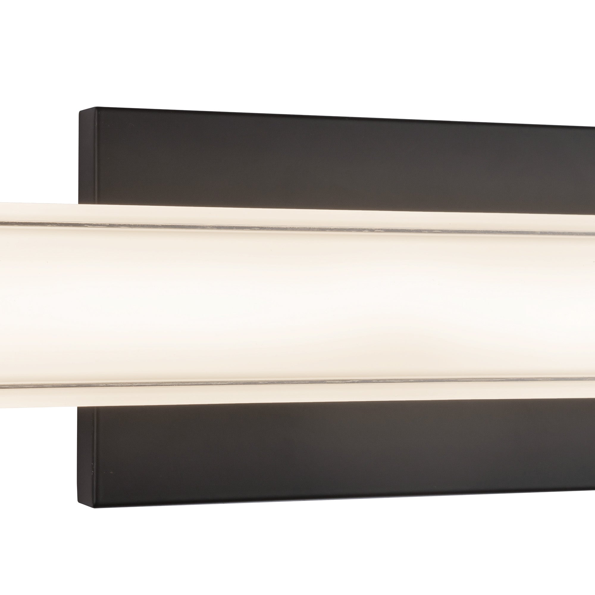 Garland 36-in Aluminum Steel Acrylic Wall Sconce