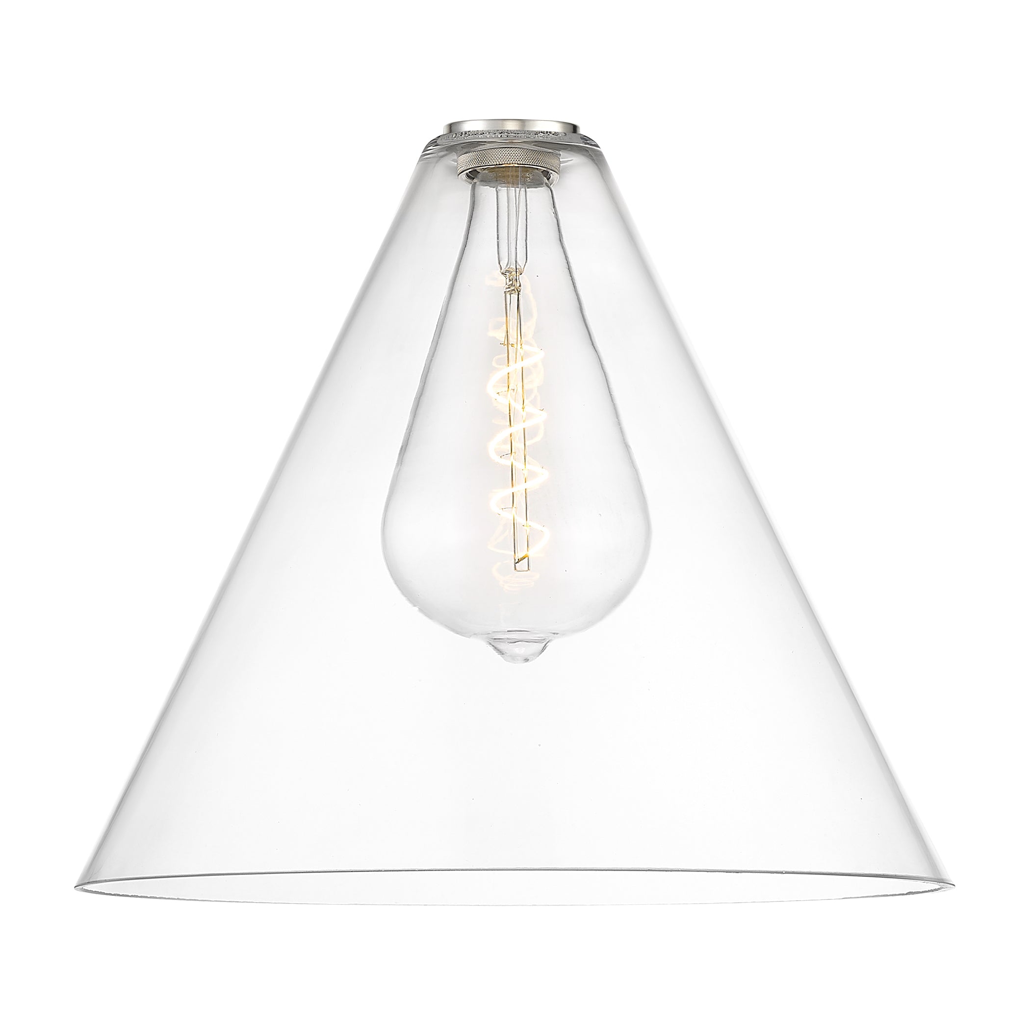 Ballston Glass 16 Inch Steel Fixture