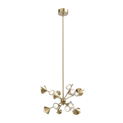 Geode 25-in Steel Chandelier