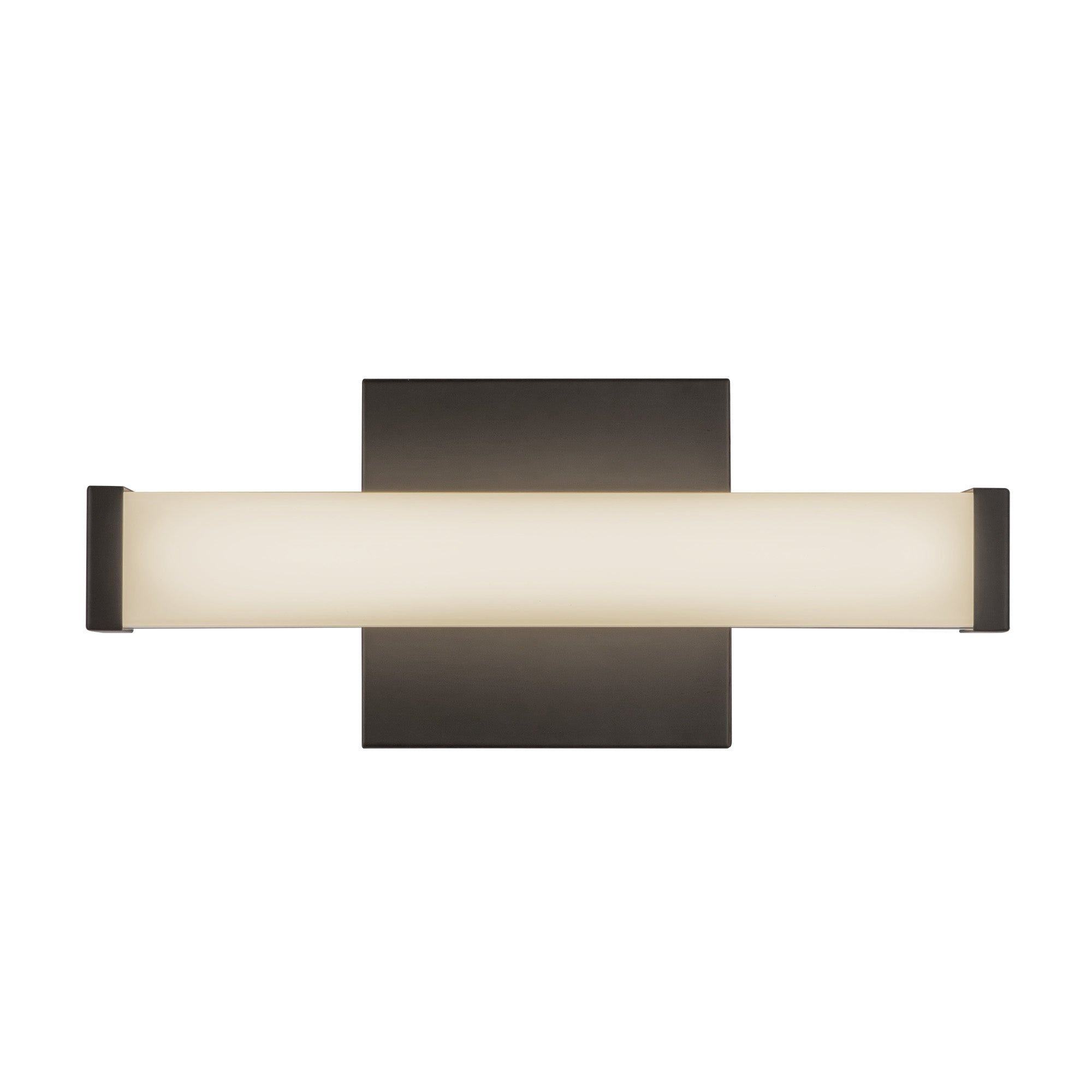 Geri 12-in Aluminum Steel Acrylic Wall Sconce