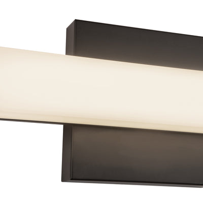 Geri 12-in Aluminum Steel Acrylic Wall Sconce