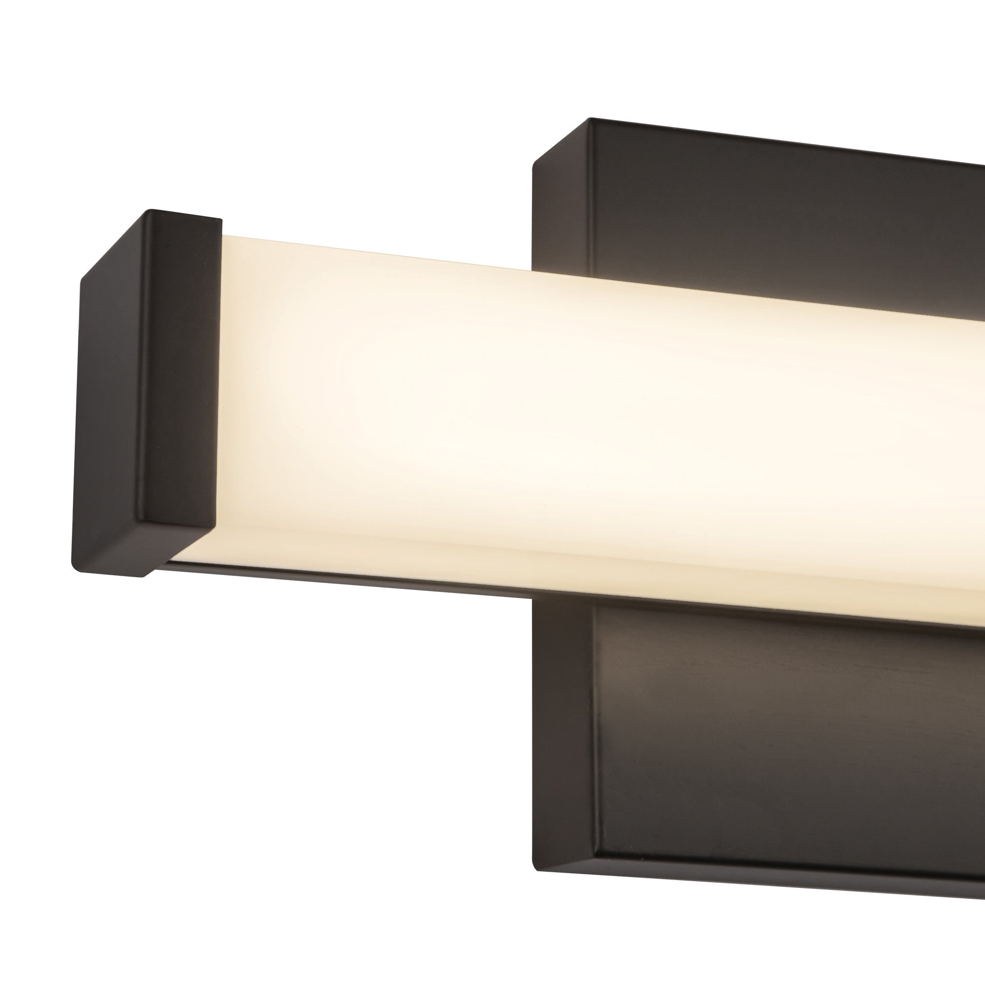 Geri 12-in Aluminum Steel Acrylic Wall Sconce