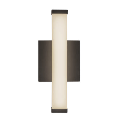 Geri 12-in Aluminum Steel Acrylic Wall Sconce