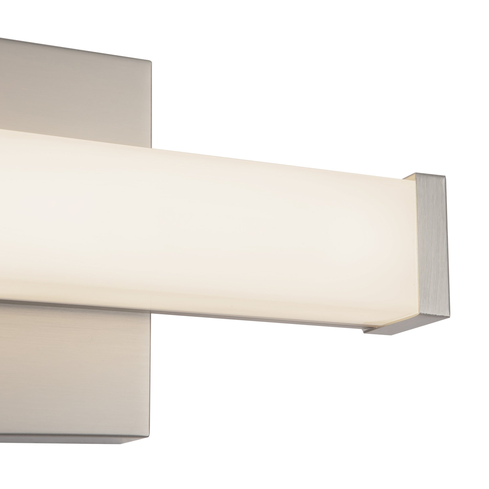 Geri 12-in Aluminum Steel Acrylic Wall Sconce