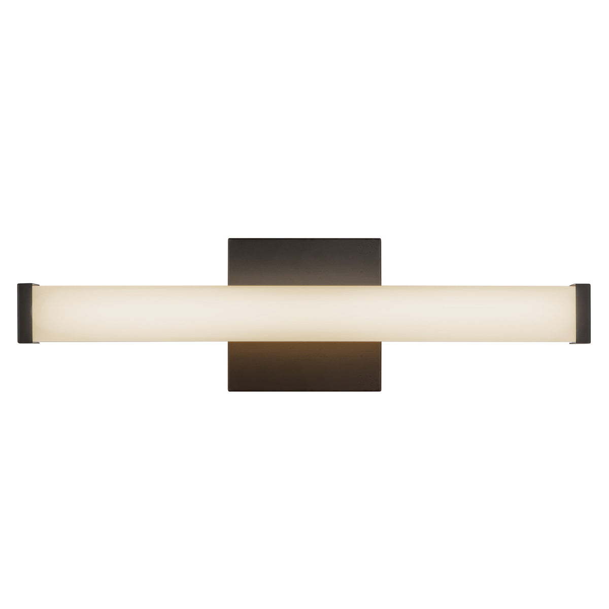 Geri 18-in Aluminum Steel Acrylic Wall Sconce