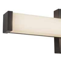 Geri 18-in Aluminum Steel Acrylic Wall Sconce