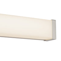 Geri 18-in Aluminum Steel Acrylic Wall Sconce