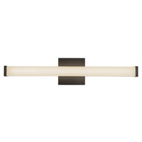Geri 24-in Aluminum Steel Acrylic Wall Sconce