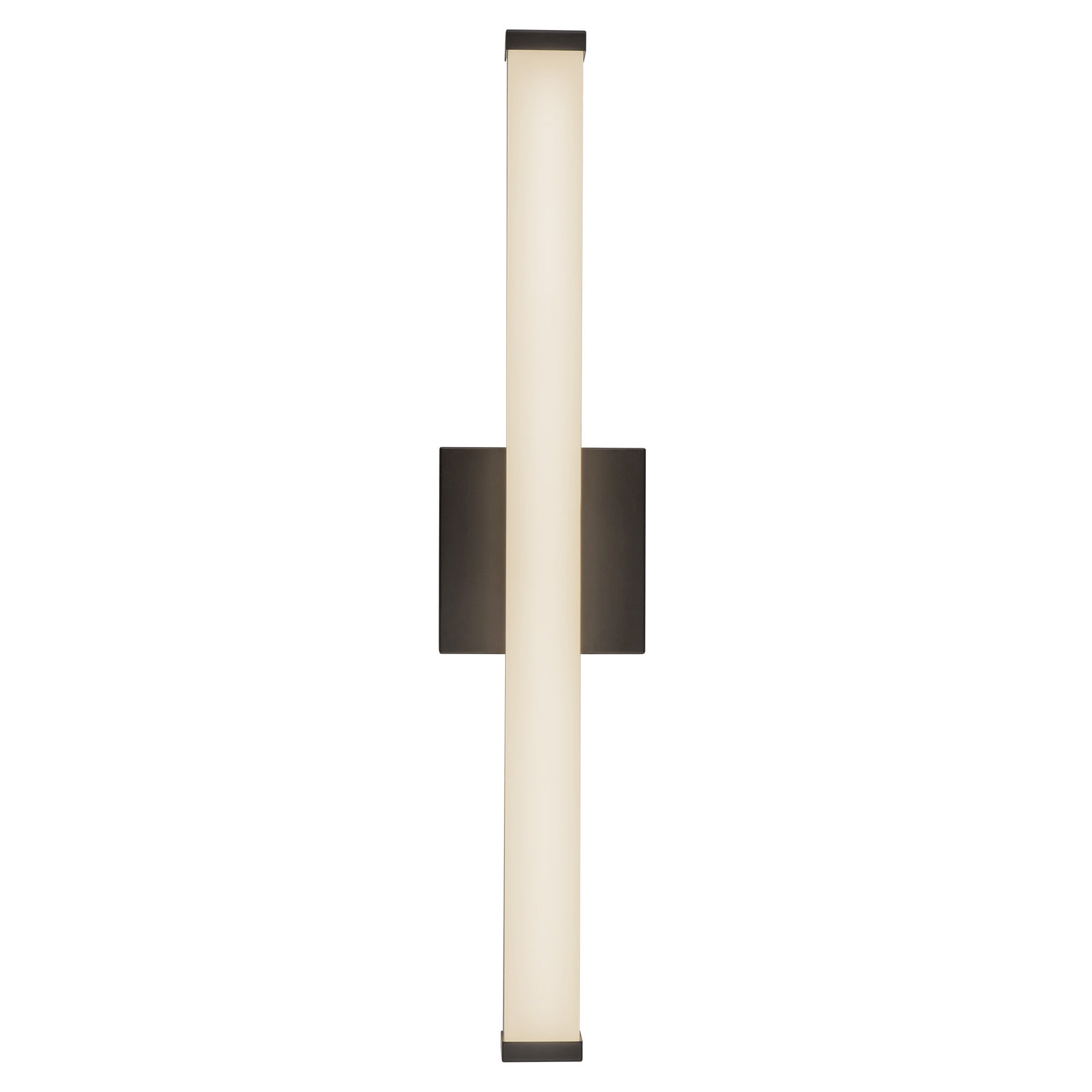 Geri 24-in Aluminum Steel Acrylic Wall Sconce