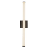 Geri 30-in Aluminum Steel Acrylic Wall Sconce