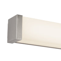 Geri 30-in Aluminum Steel Acrylic Wall Sconce