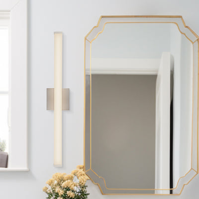 Geri 30-in Aluminum Steel Acrylic Wall Sconce