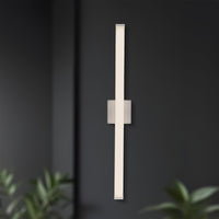 Geri 36-in Aluminum Steel Acrylic Wall Sconce