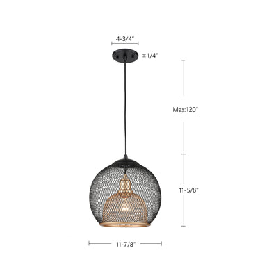 Gibraltar 12-in Steel Pendant