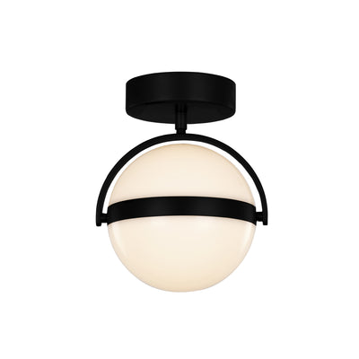 Globo 7-in Steel Flush Mount
