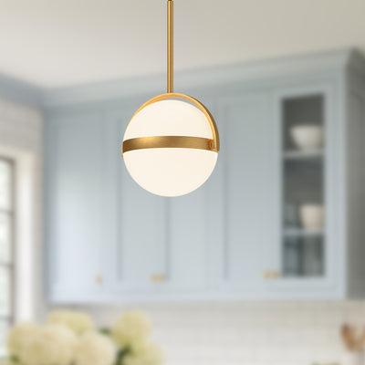 Globo 7-in Steel Pendant