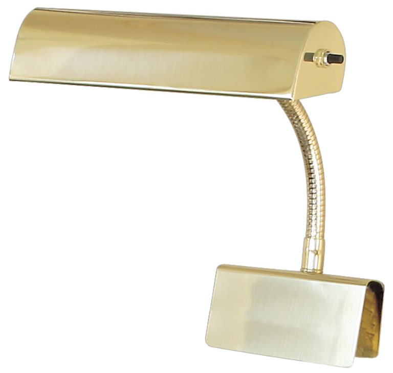 8.5-inch Grand Piano Polished Brass Desk Lamp