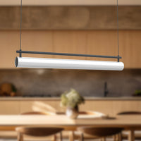 Gramercy 30-in Aluminum Linear Pendant