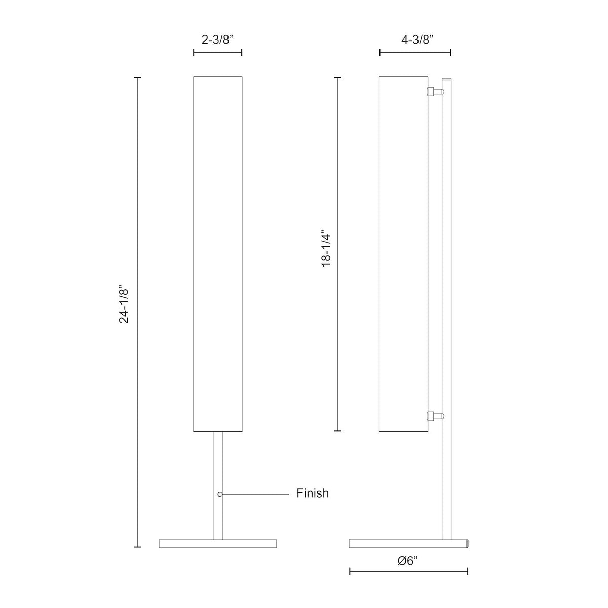 Gramercy 24-in Aluminum Table Lamp
