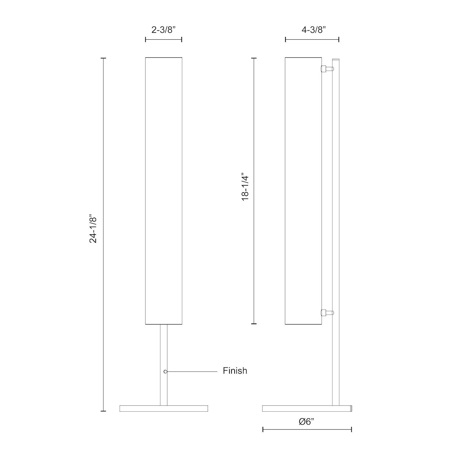 Gramercy 24-in Aluminum Table Lamp