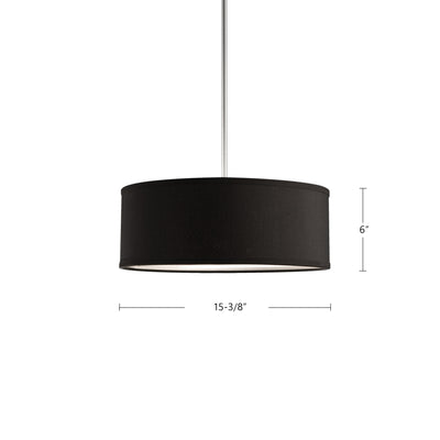 Gregory 15-in Steel Pendant