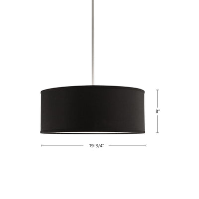 Gregory 20-in Steel Pendant