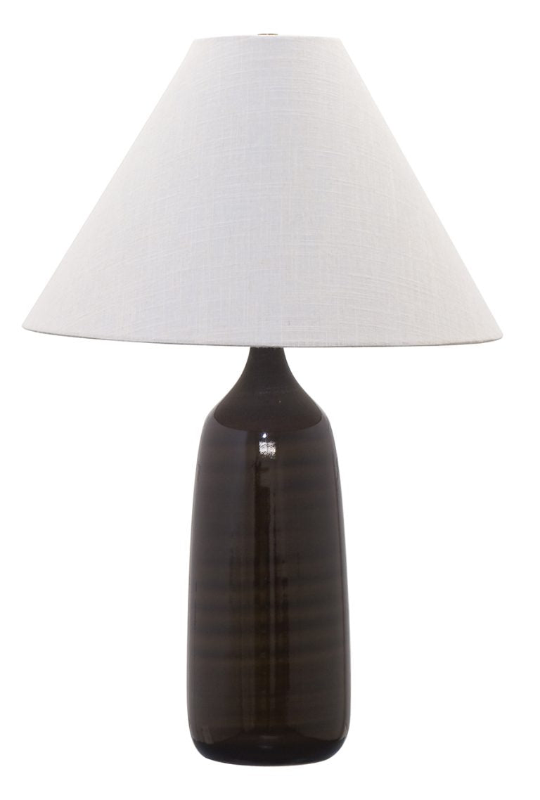 25-inch Scatchard Brown Gloss Table Lamp