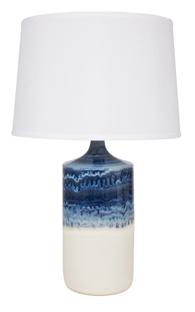 26-inch Scatchard Decorated Matte White Table Lamp
