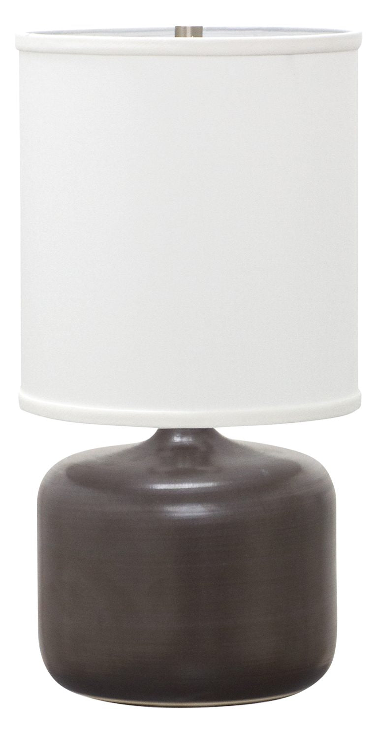 19.5-inch Scatchard Matte Black Table Lamp