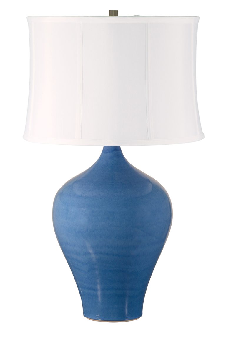22-inch Scatchard Cornflower Blue Table Lamp
