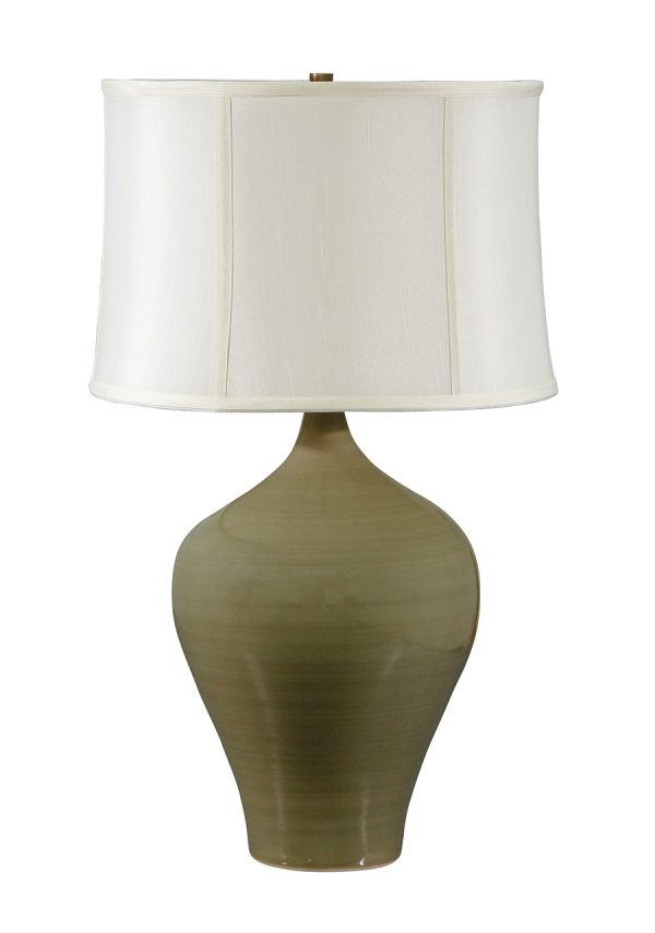 25-inch Scatchard Celadon LED Table Lamp