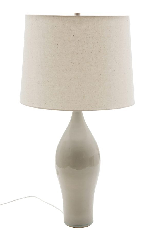 27-inch Scatchard Gray Gloss Table Lamp