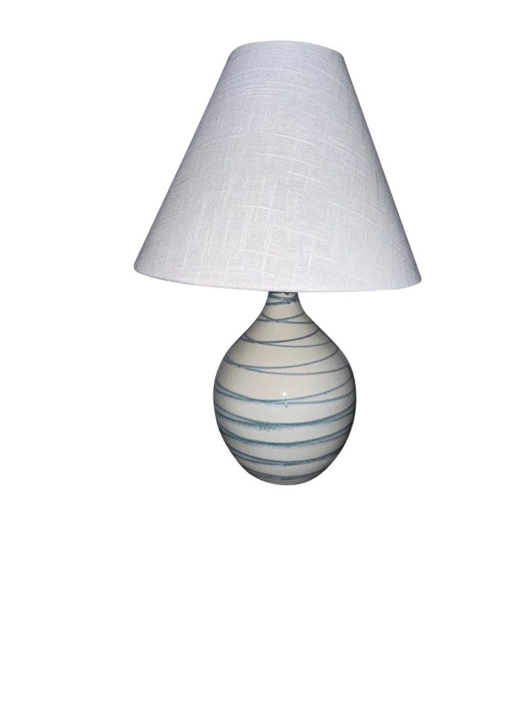 19-inch Scatchard Emerald Wave Accent Table Lamp