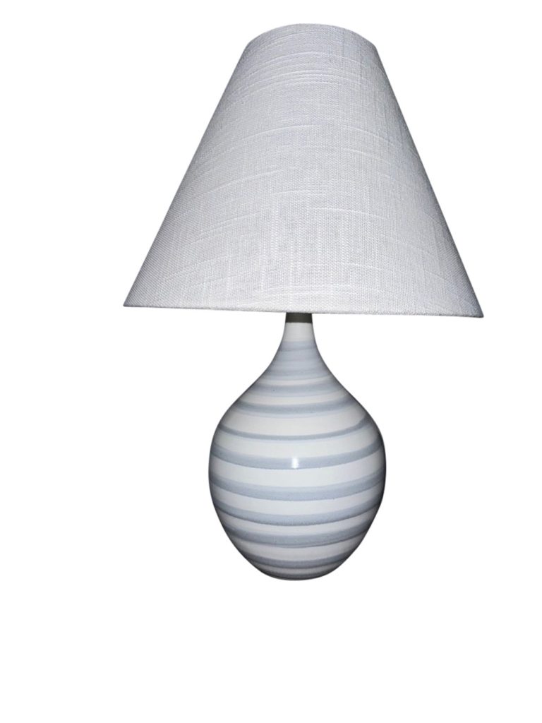 19-inch Scatchard Sapphire Ring Accent Table Lamp