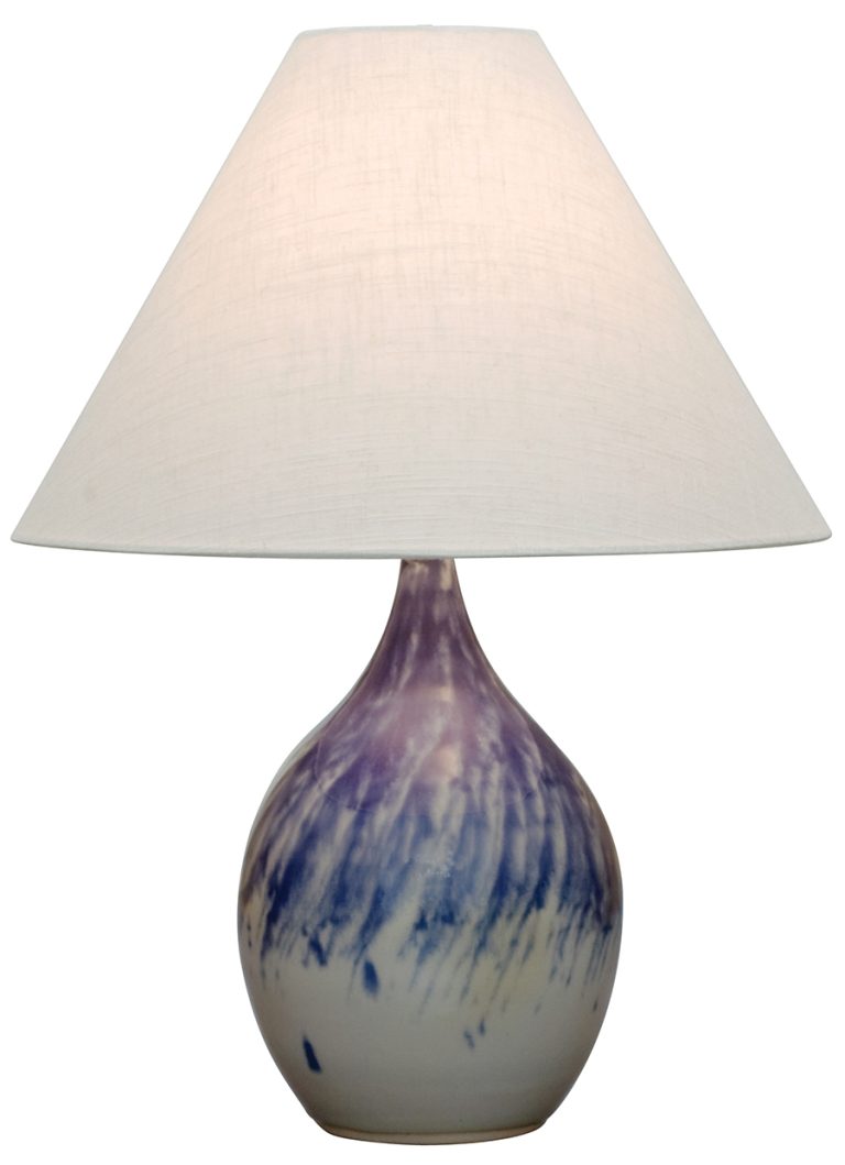22.5-inch Scatchard Decorated Gray Switch on Socket Table Lamp