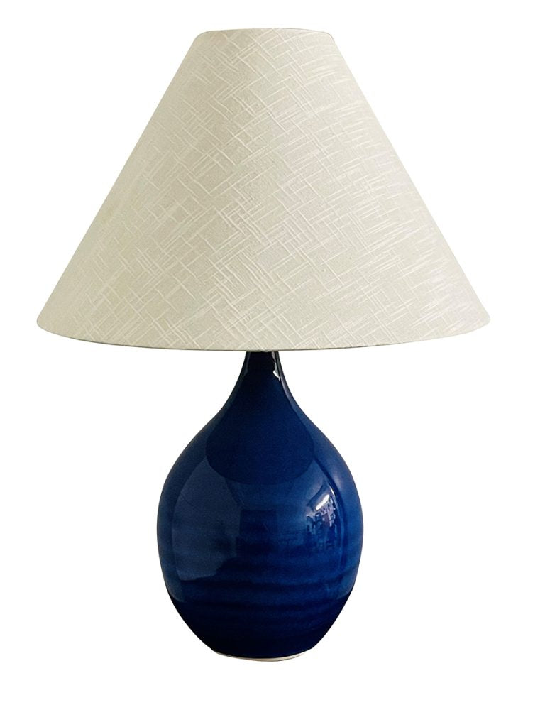 22.5-inch Scatchard Imperial Blue Accent Table Lamp