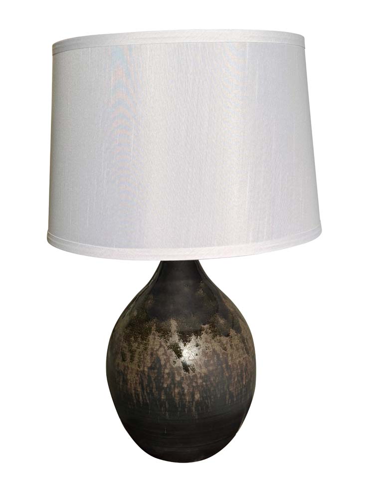 21-inch Scatchard Mystic Gray Table Lamp
