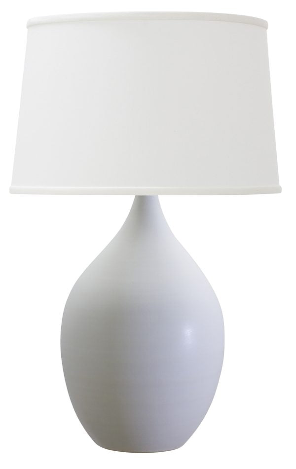 21-inch Scatchard Matte White Table Lamp