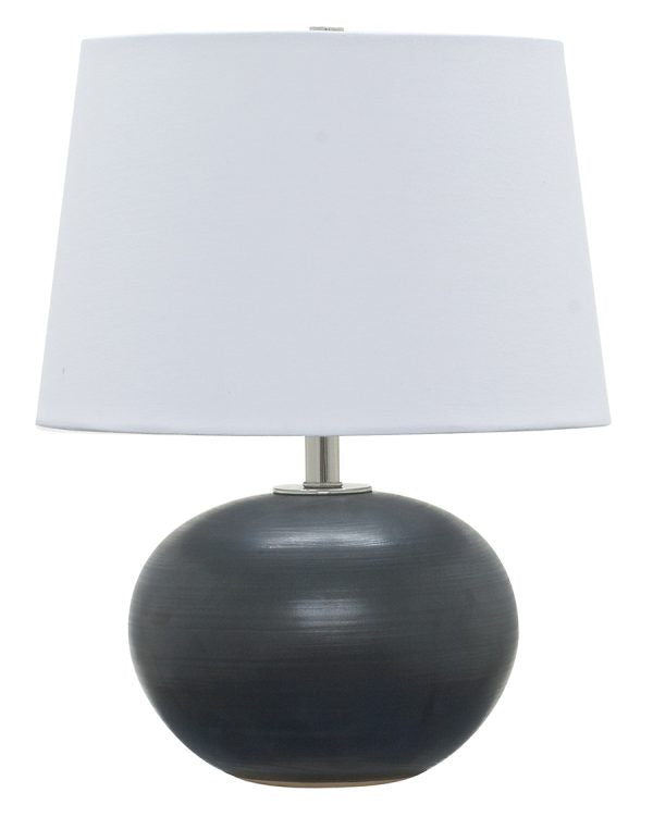 17-inch Scatchard Matte Black Table Lamp
