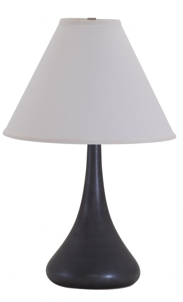 23-inch Scatchard Matte Green Table Lamp