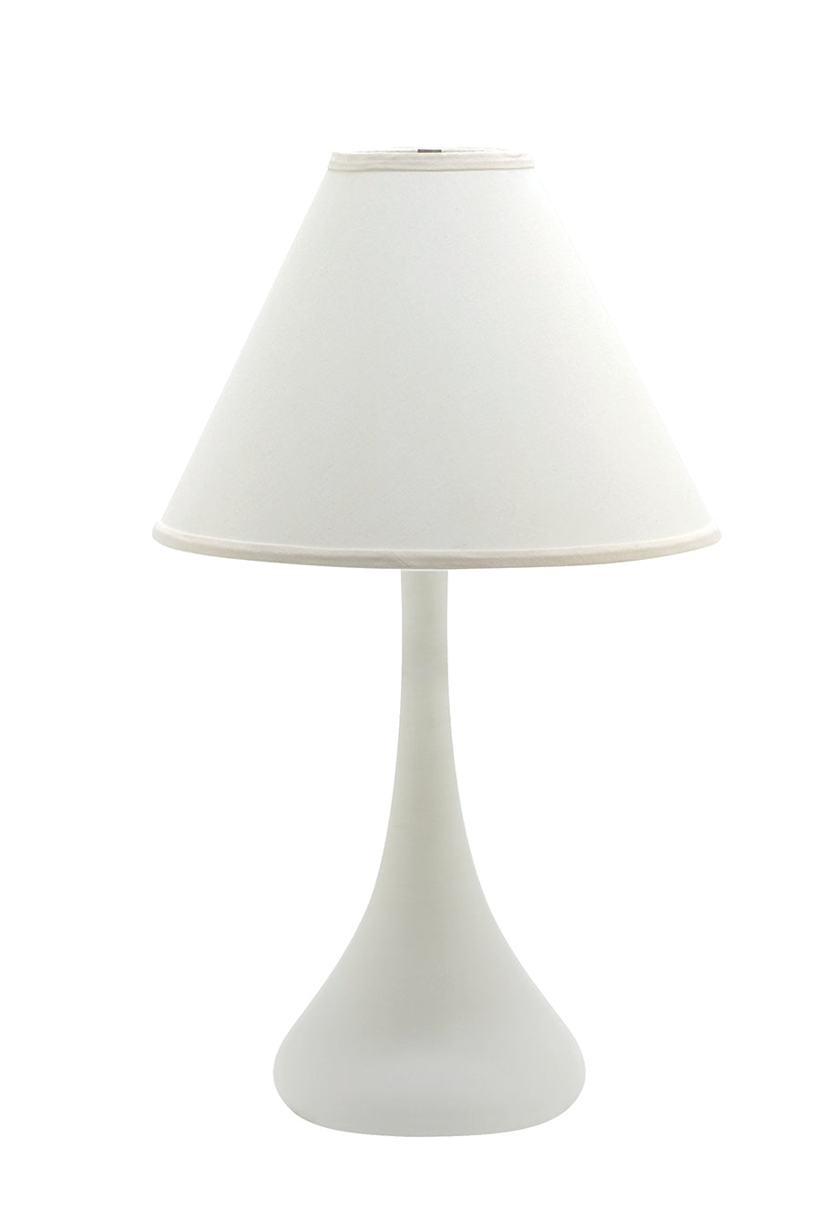 26-inch Scatchard Matte White Table Lamp
