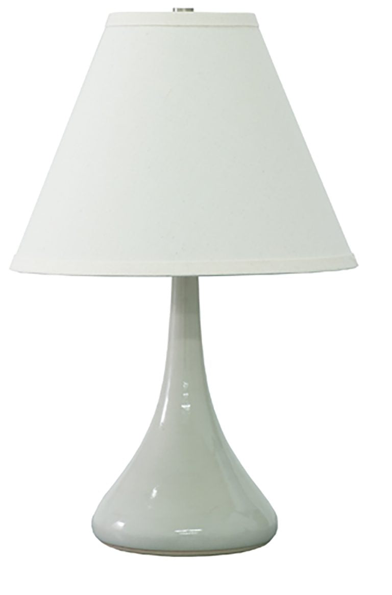 19-inch Scatchard Gray Gloss Table Lamp