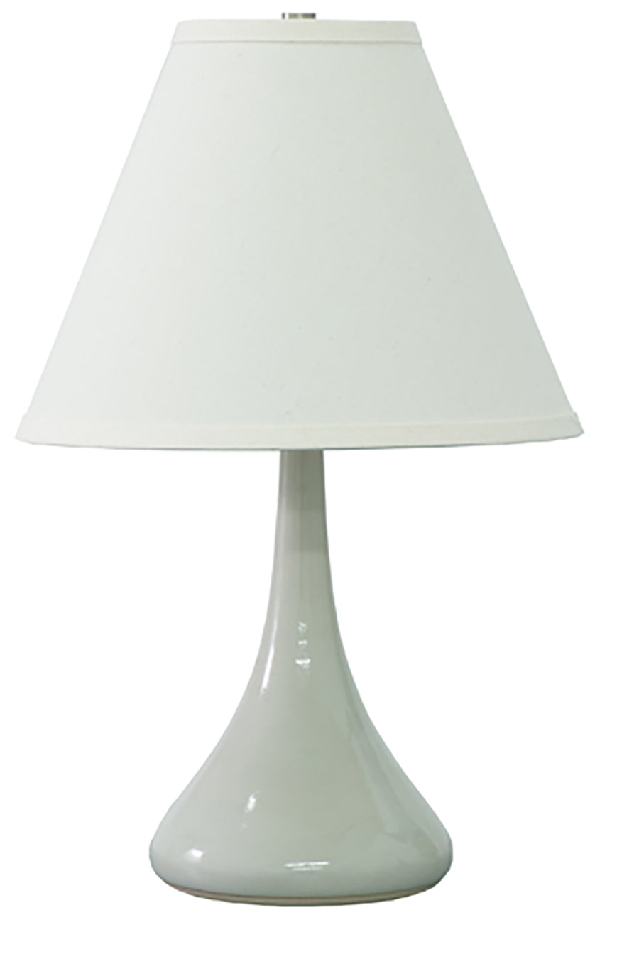 27-inch Scatchard Gray Gloss Table Lamp