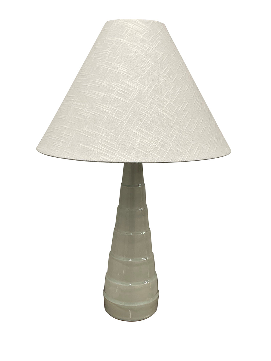 26.5-inch Scatchard Gray Gloss Accent Table Lamp
