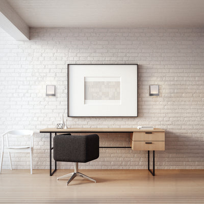 Guide 7-in Aluminum Polymeric Material Wall Sconce