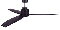 Akmani 60" DC Fan Black w/Black Wood Blades (Remote Included)