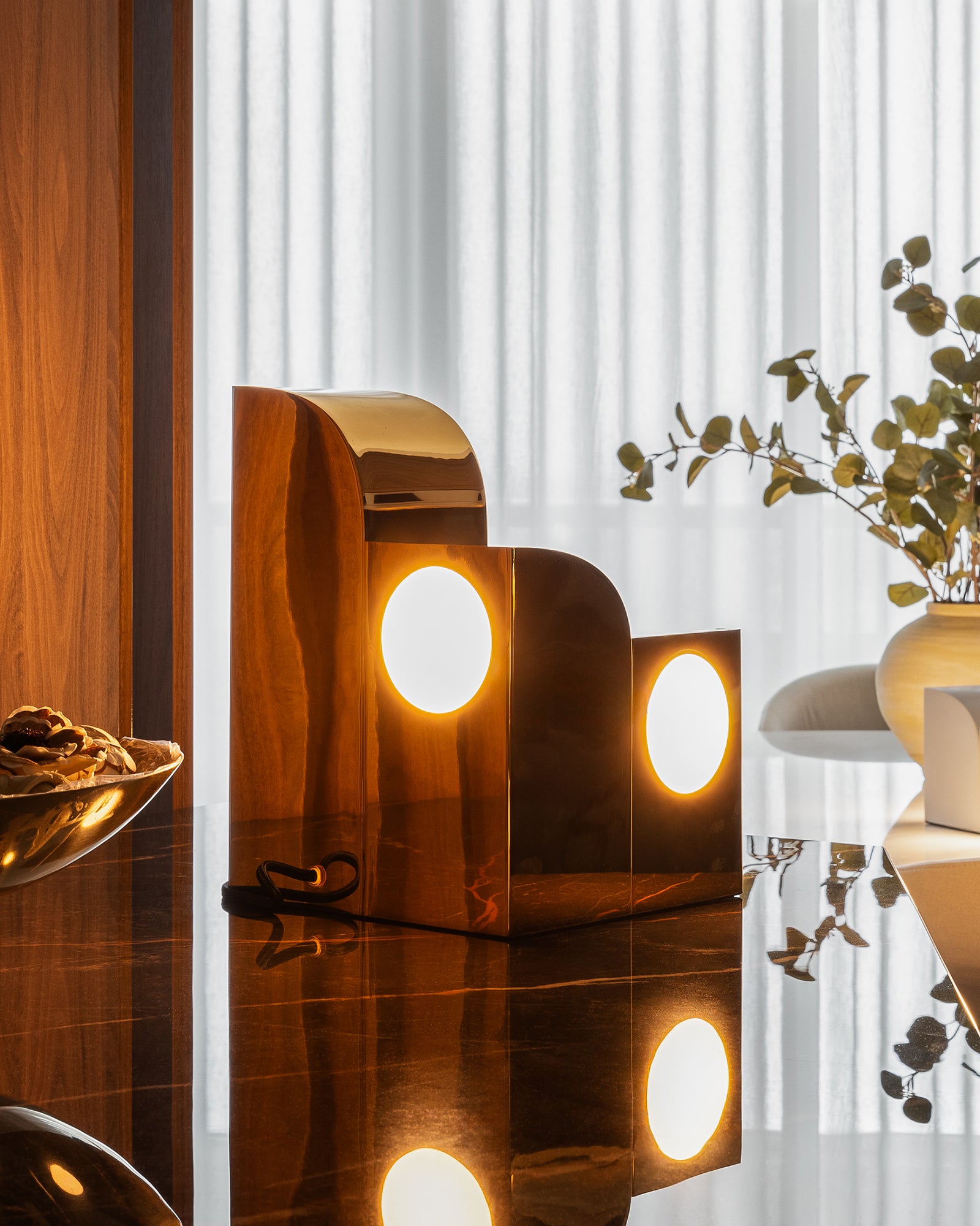 Gypsum 12-in Steel Table Lamp